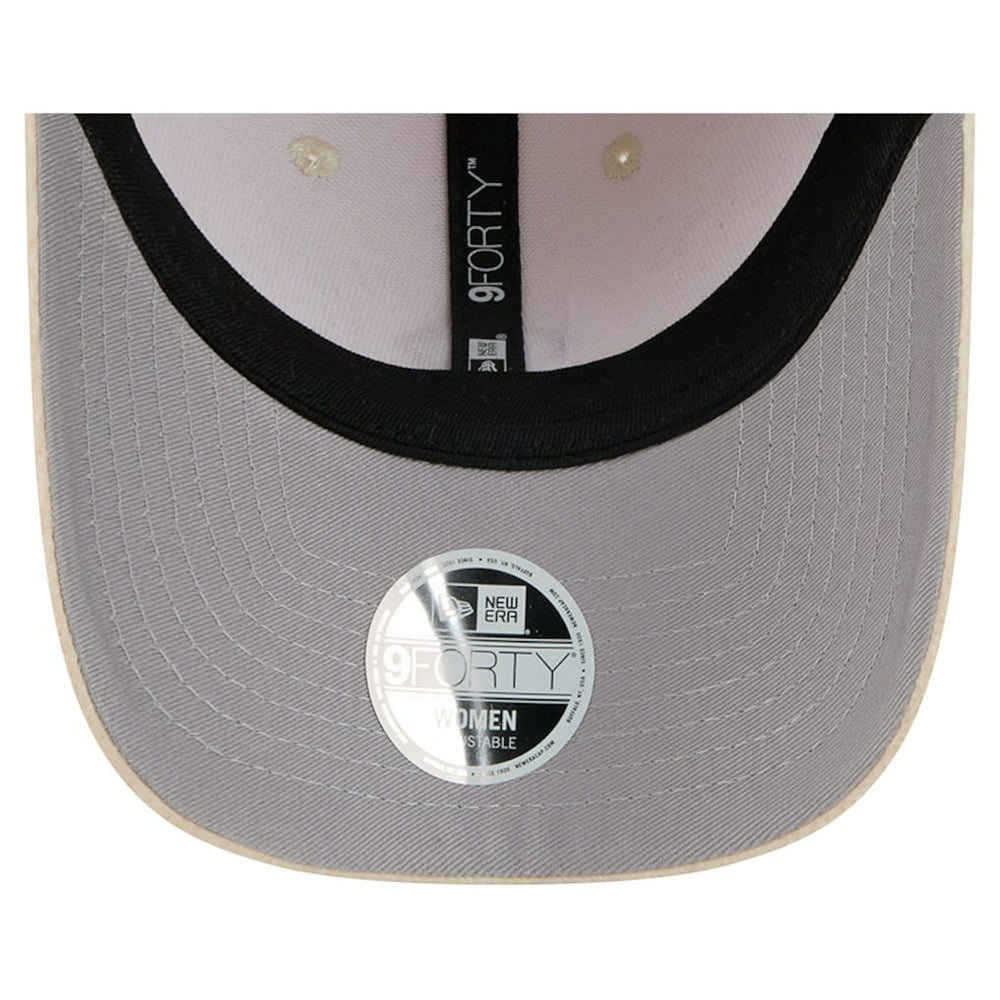 Kansas City Chiefs New Era Women's Comfy 9FORTY Adjustable Hat - Cream - NFL