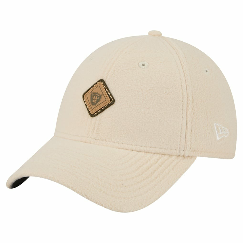 Las Vegas Raiders New Era Women's Comfy 9FORTY Adjustable Hat - Cream - NFL