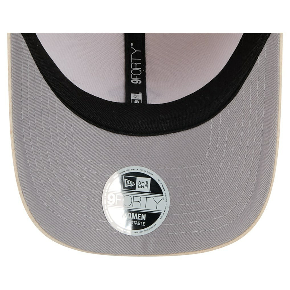 Las Vegas Raiders New Era Women's Comfy 9FORTY Adjustable Hat - Cream - NFL