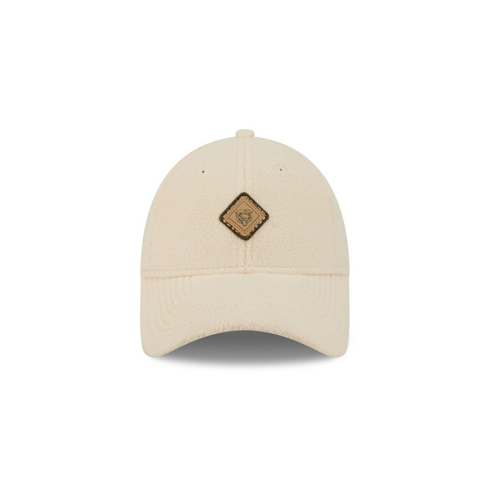 Chicago Bears New Era Women's Comfy 9FORTY Adjustable Hat - Cream - NFL