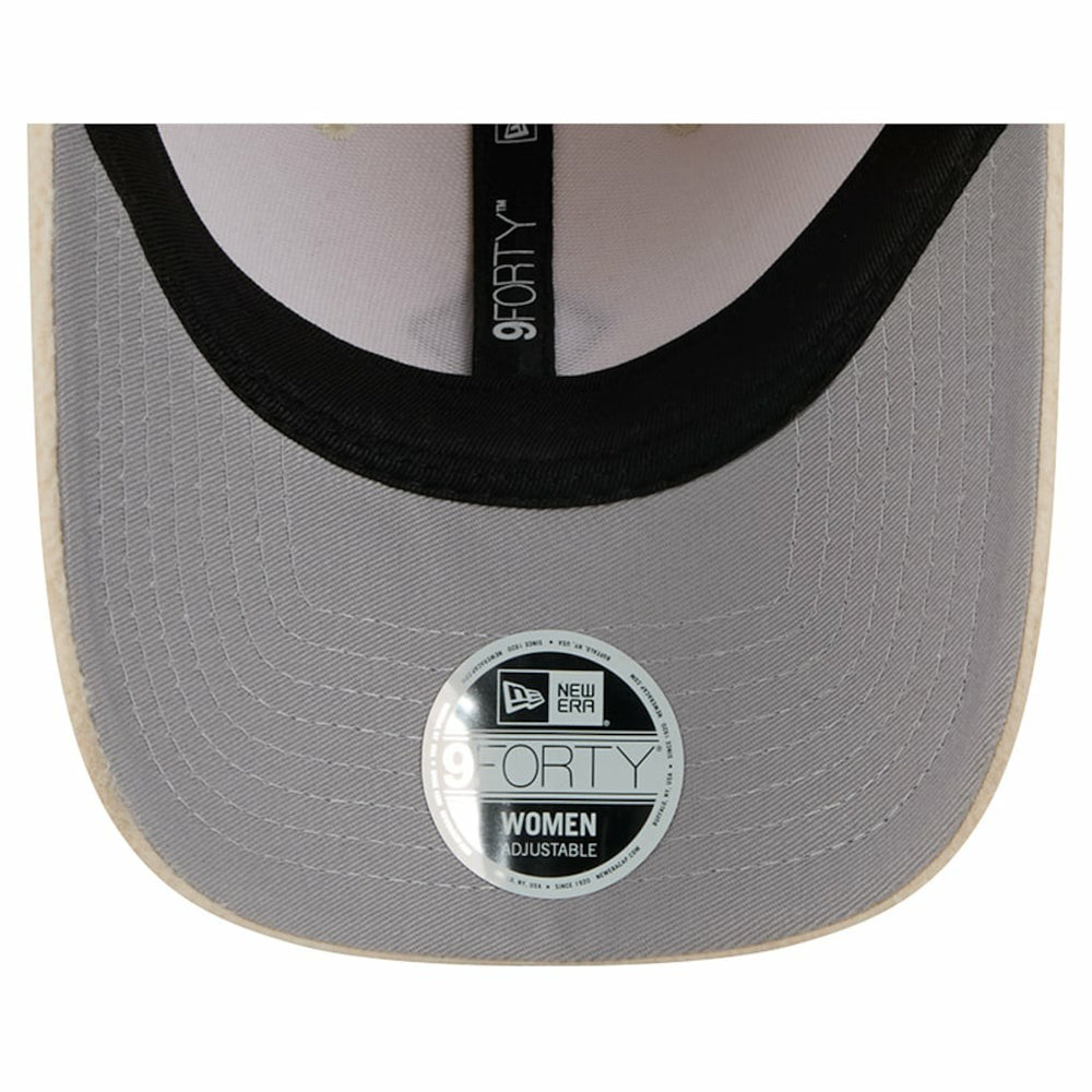 Detroit Lions New Era Women's Comfy 9FORTY Adjustable Hat - Cream - NFL
