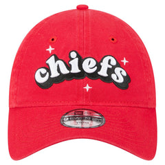 Kansas City Chiefs New Era Girls Youth Cheer 9TWENTY Adjustable Hat - Red - NFL