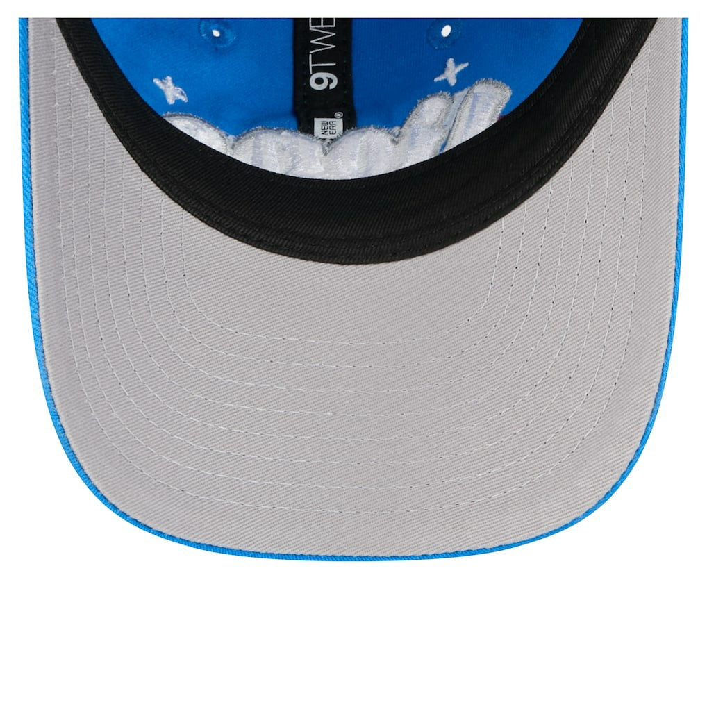 Detroit Lions New Era Girls Youth Cheer 9TWENTY Adjustable Hat - Blue - NFL