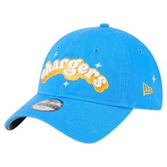 Los Angeles Chargers New Era Girls Youth Cheer 9TWENTY Adjustable Hat - Powder Blue - NFL
