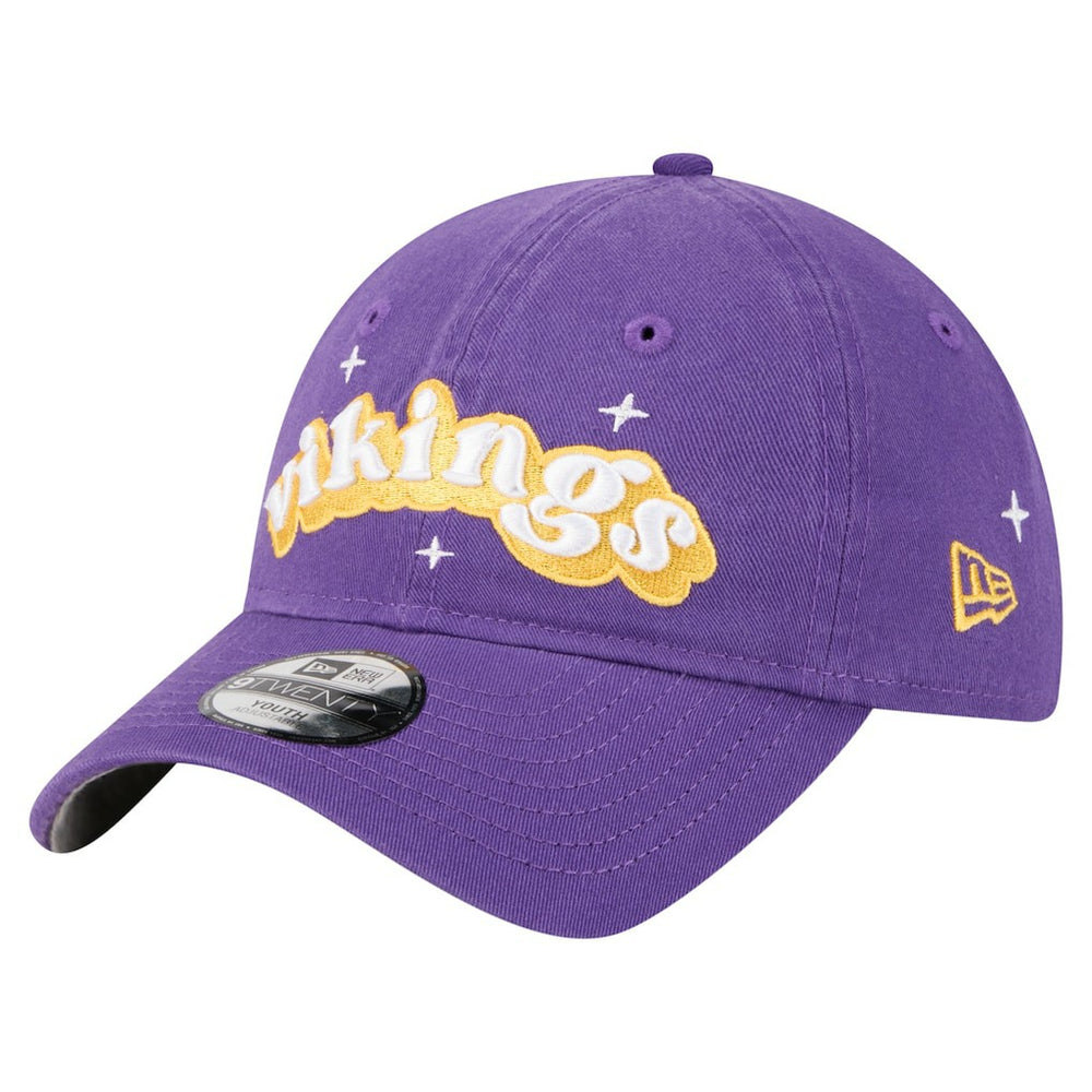 Minnesota Vikings New Era Girls Youth Cheer 9TWENTY Adjustable Hat - Purple - NFL