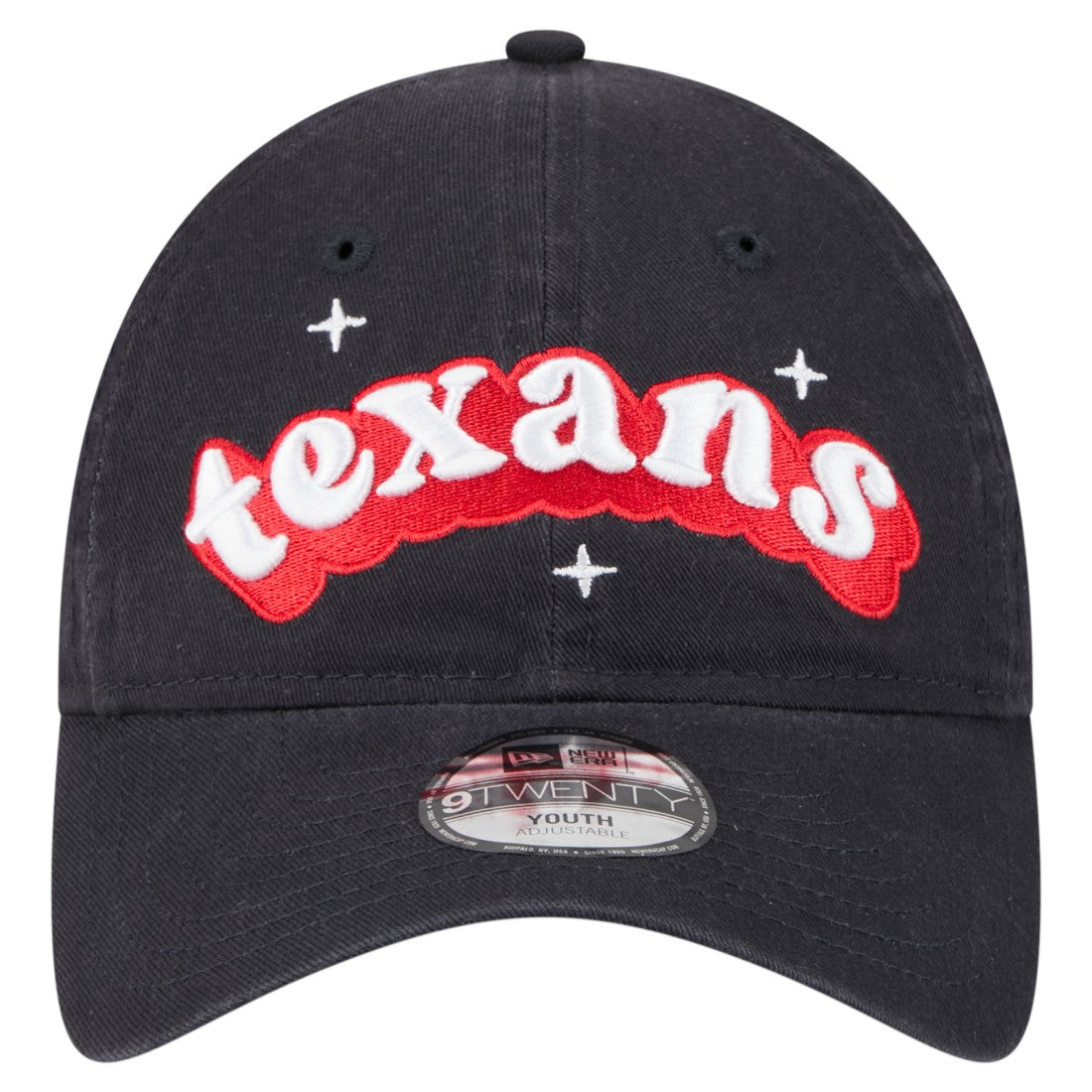 Houston Texans New Era Girls Youth Cheer 9TWENTY Adjustable Hat - Navy - NFL