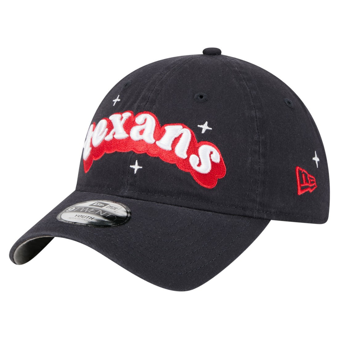 Houston Texans New Era Girls Youth Cheer 9TWENTY Adjustable Hat - Navy - NFL