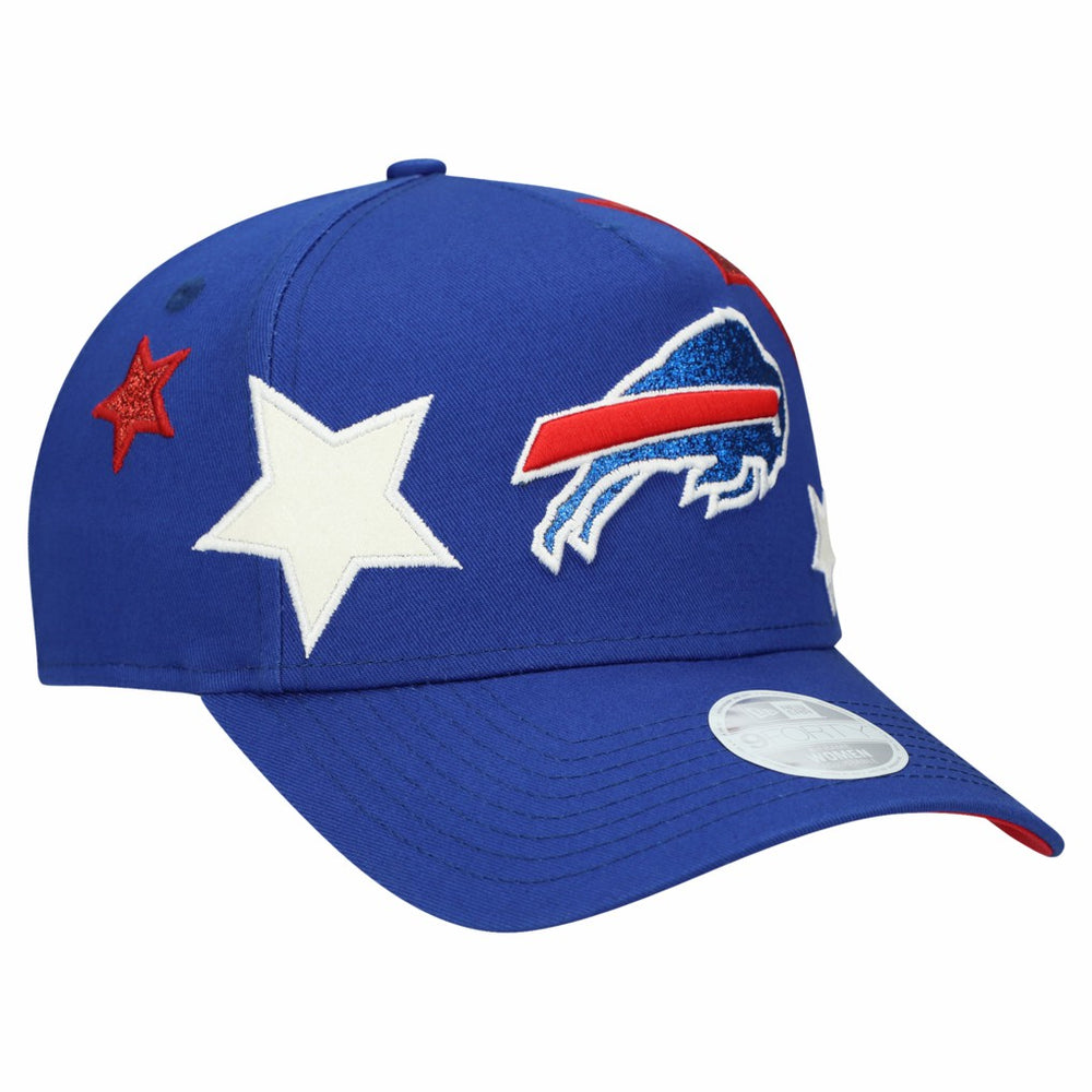 Buffalo Bills New Era Women's Stardom A-Frame 9FORTY Adjustable Hat - Royal - NFL