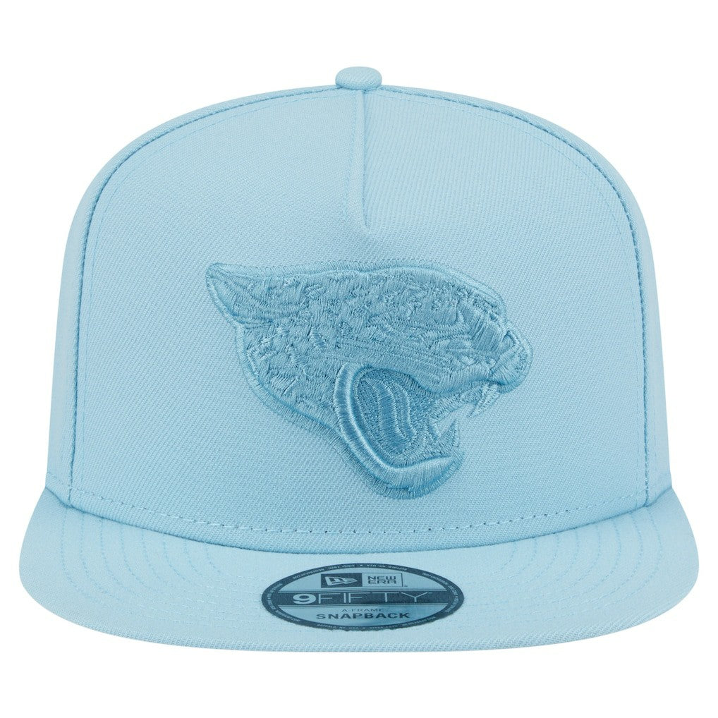 Jacksonville Jaguars New Era Color Pack A-Frame 9FIFTY Snapback Hat - Light Blue - NFL