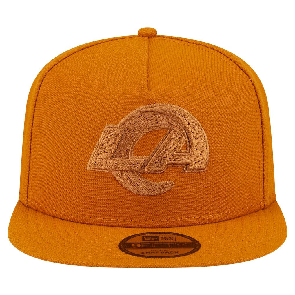 Los Angeles Rams New Era Color Pack A-Frame 9FIFTY Snapback Hat - Brown - NFL