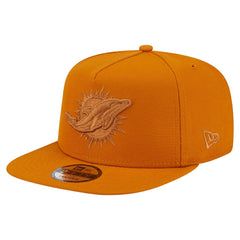 Miami Dolphins New Era Color Pack A-Frame 9FIFTY Snapback Hat - Brown - NFL