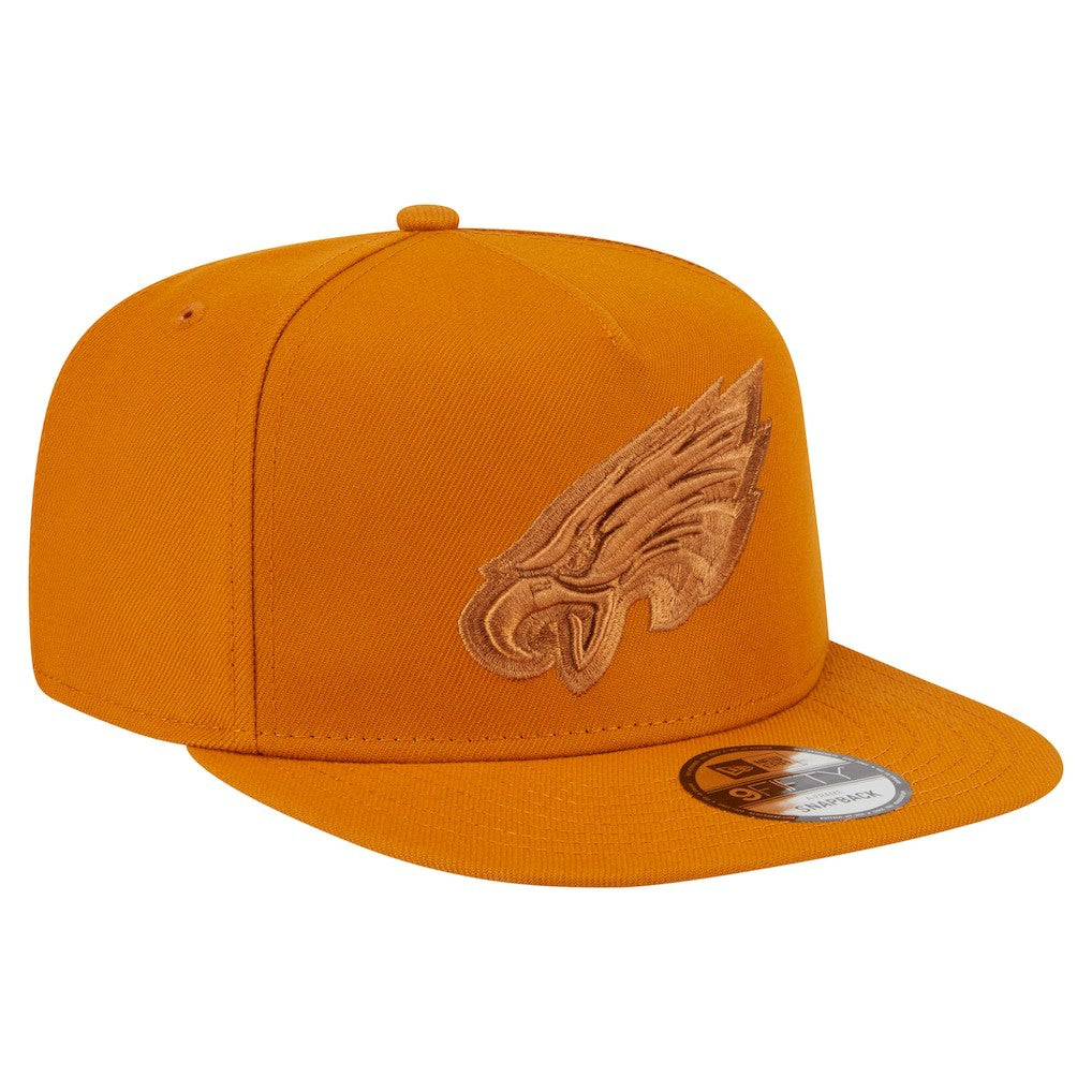 Philadelphia Eagles New Era Color Pack A-Frame 9FIFTY Snapback Hat - Brown - NFL