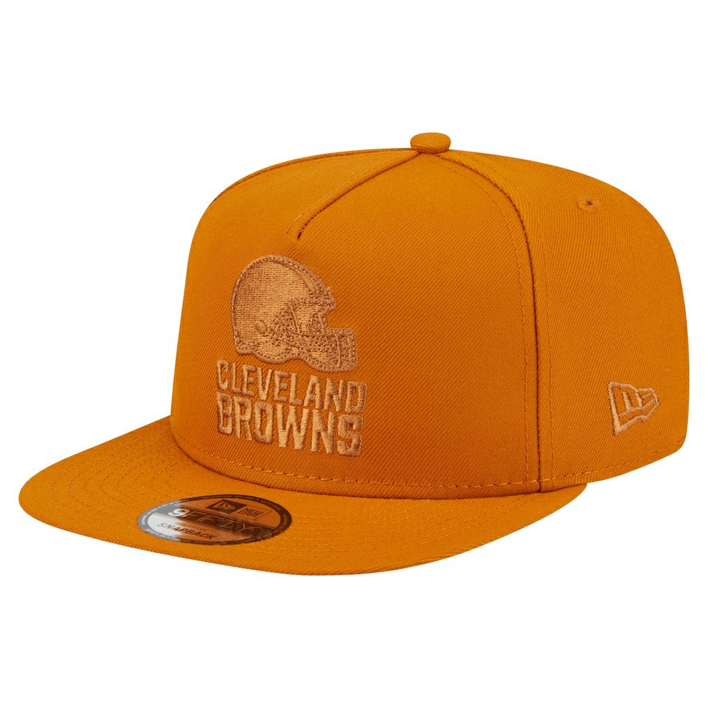 Cleveland Browns New Era Color Pack A-Frame 9FIFTY Snapback Hat - Brown - NFL