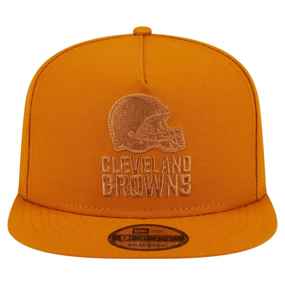 Cleveland Browns New Era Color Pack A-Frame 9FIFTY Snapback Hat - Brown - NFL