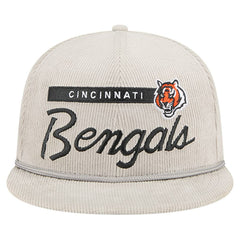 Cincinnati Bengals New Era Cord Rope Corduroy 9FIFTY Snapback Hat - Gray - NFL