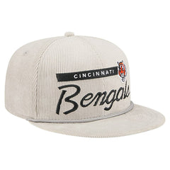Cincinnati Bengals New Era Cord Rope Corduroy 9FIFTY Snapback Hat - Gray - NFL