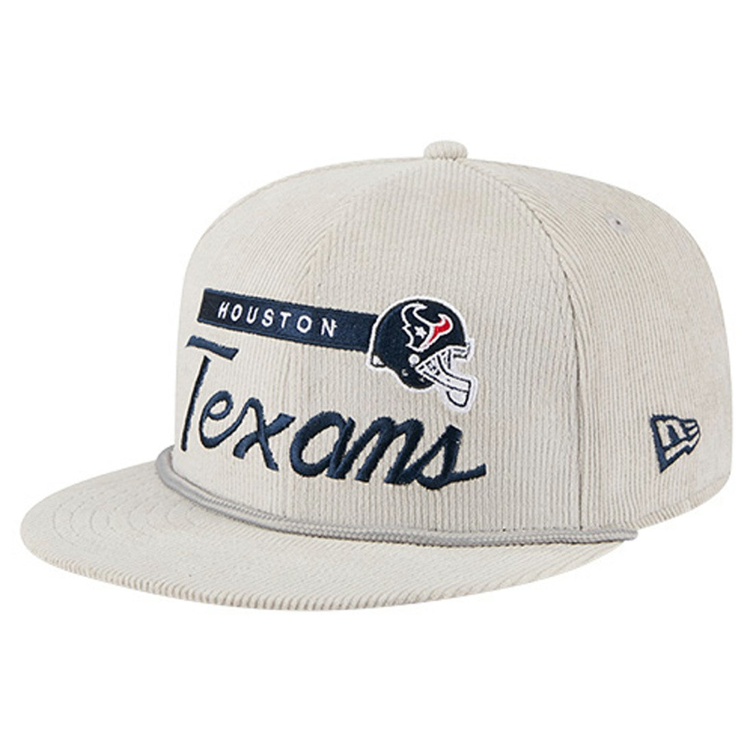 Houston Texans New Era Cord Rope Corduroy 9FIFTY Snapback Hat - Gray - NFL