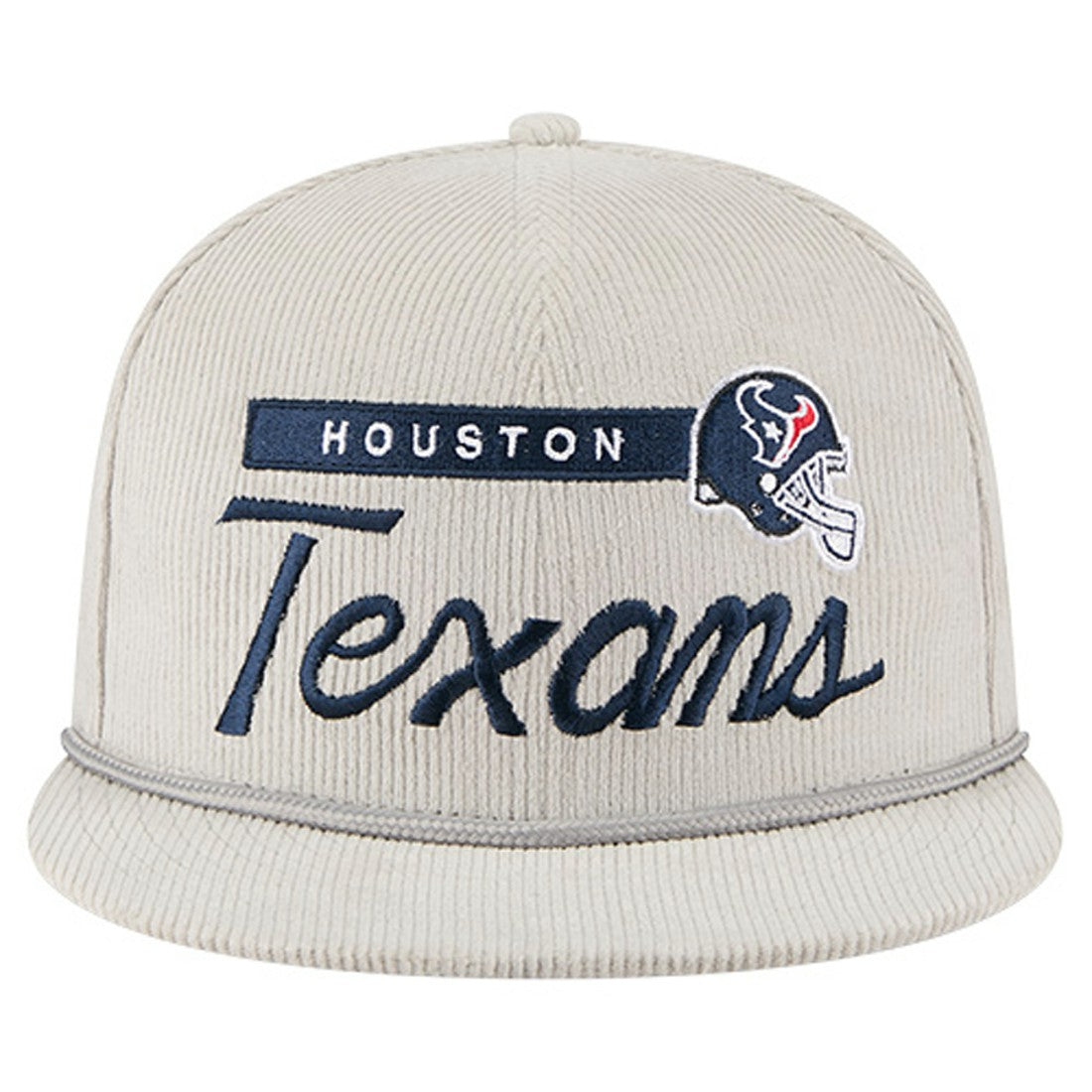 Houston Texans New Era Cord Rope Corduroy 9FIFTY Snapback Hat - Gray - NFL
