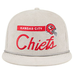 Kansas City Chiefs New Era Cord Rope Corduroy 9FIFTY Snapback Hat - Gray - NFL