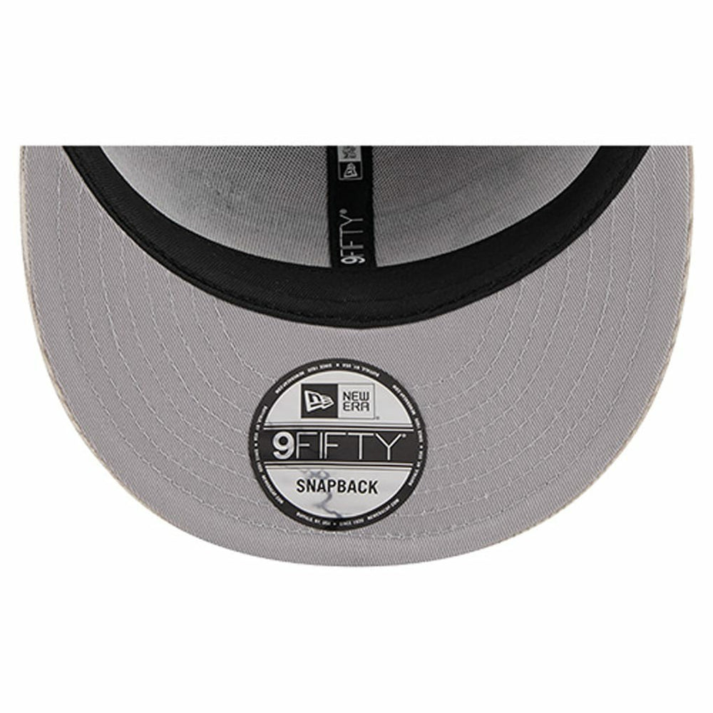 Las Vegas Raiders New Era Cord Rope Corduroy 9FIFTY Snapback Hat - Gray - NFL