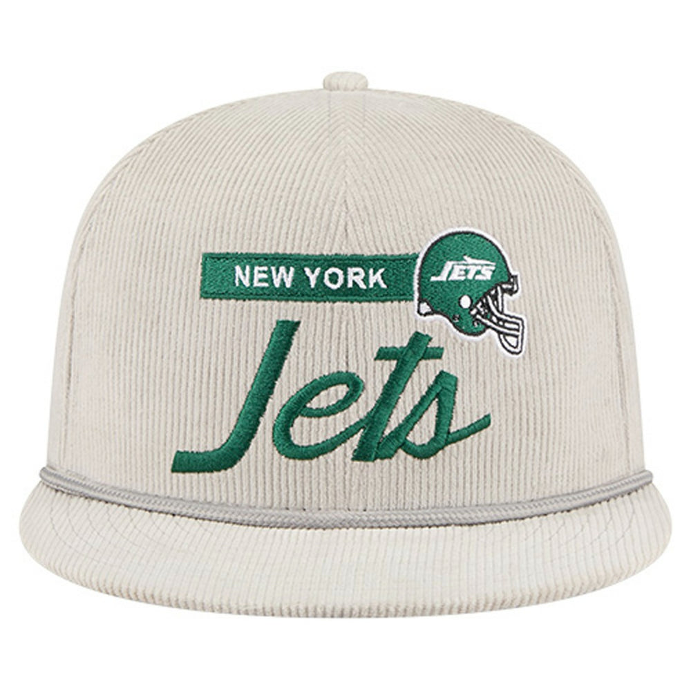 New York Jets New Era Cord Rope Corduroy 9FIFTY Snapback Hat - Gray - NFL