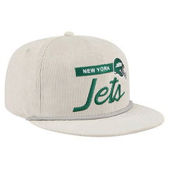 New York Jets New Era Cord Rope Corduroy 9FIFTY Snapback Hat - Gray - NFL