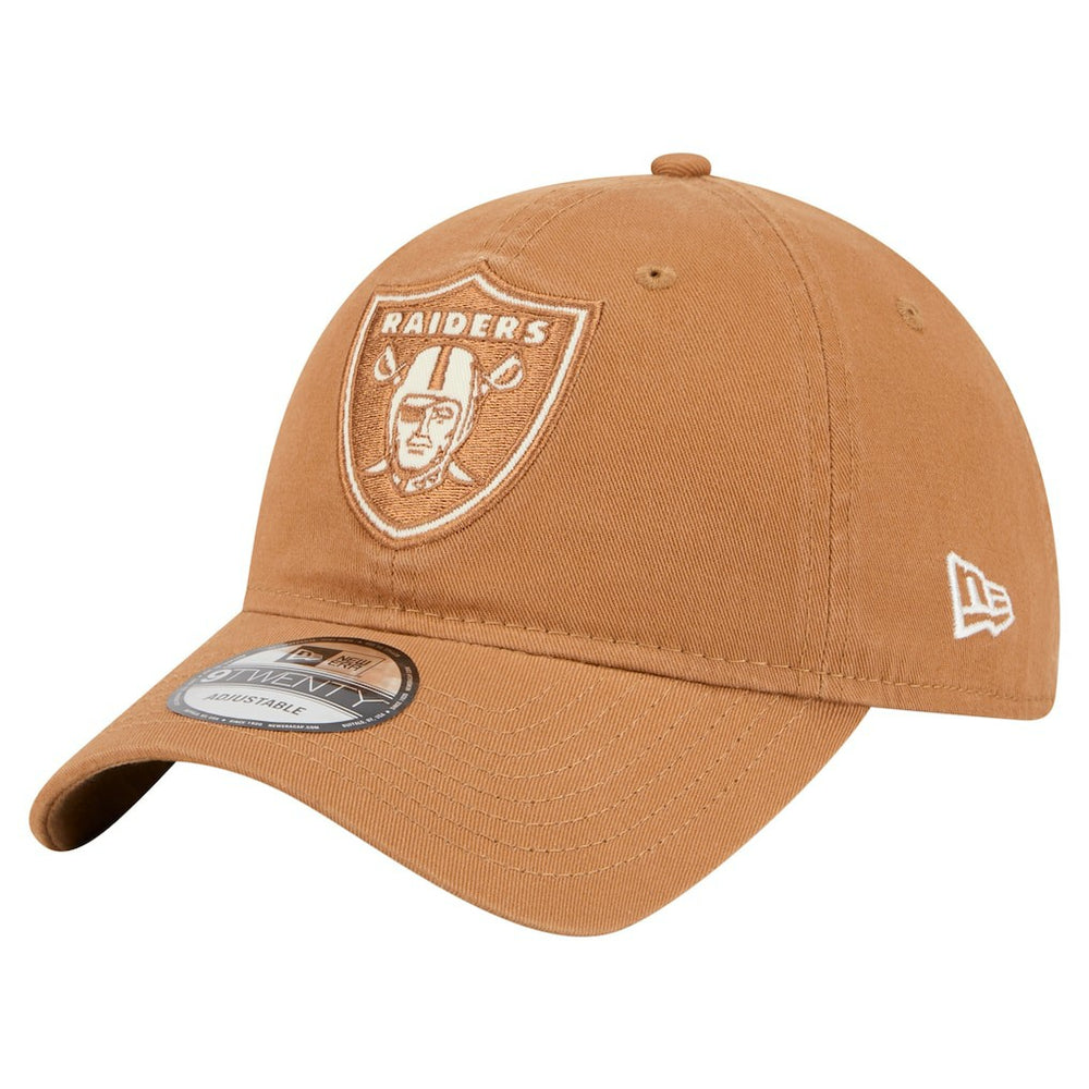 Las Vegas Raiders New Era Stamp 9TWENTY Adjustable Hat - Brown - NFL