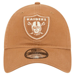 Las Vegas Raiders New Era Stamp 9TWENTY Adjustable Hat - Brown - NFL
