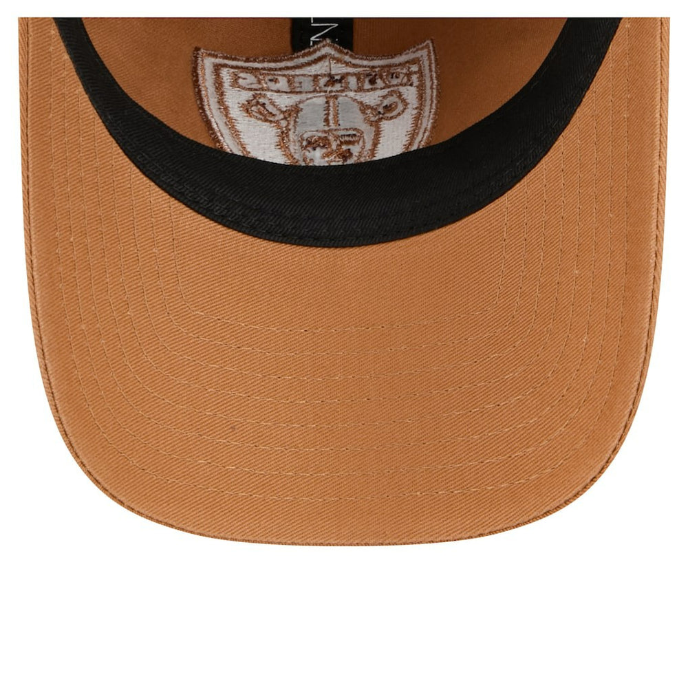 Las Vegas Raiders New Era Stamp 9TWENTY Adjustable Hat - Brown - NFL