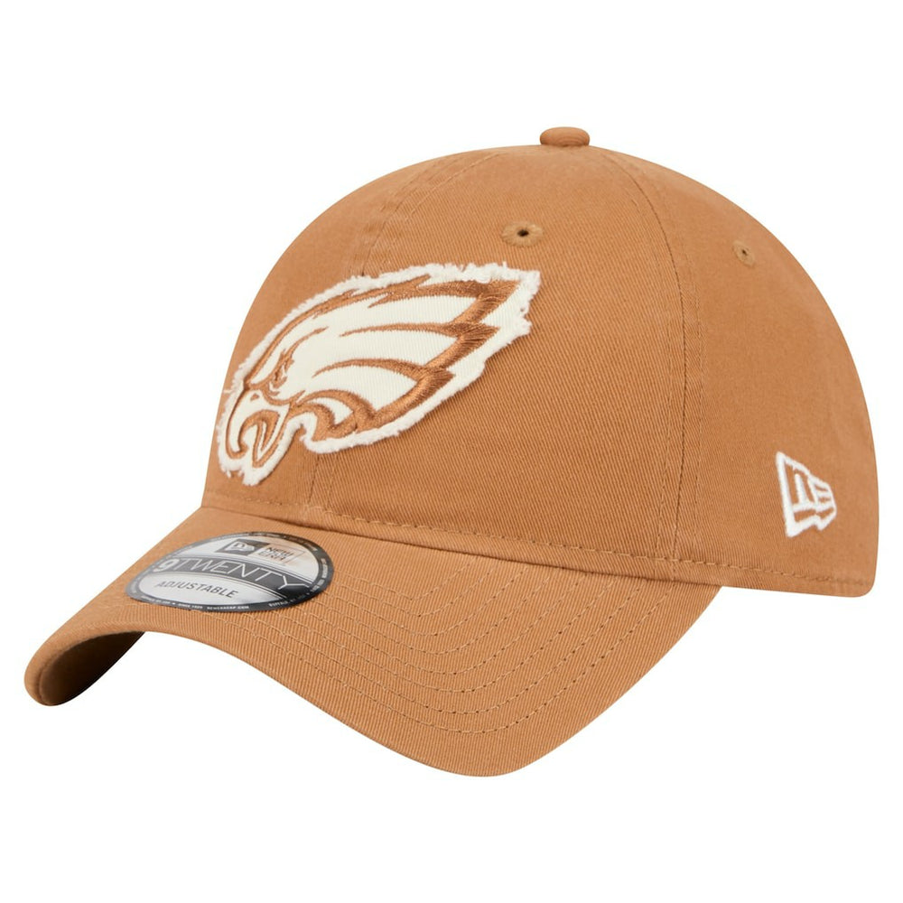 Philadelphia Eagles New Era Stamp 9TWENTY Adjustable Hat - Brown - NFL
