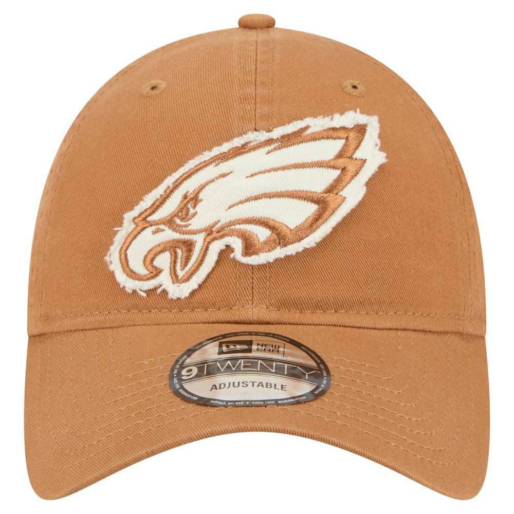 Philadelphia Eagles New Era Stamp 9TWENTY Adjustable Hat - Brown - NFL