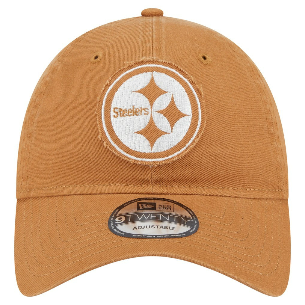 Pittsburgh Steelers New Era Stamp 9TWENTY Adjustable Hat - Brown - NFL