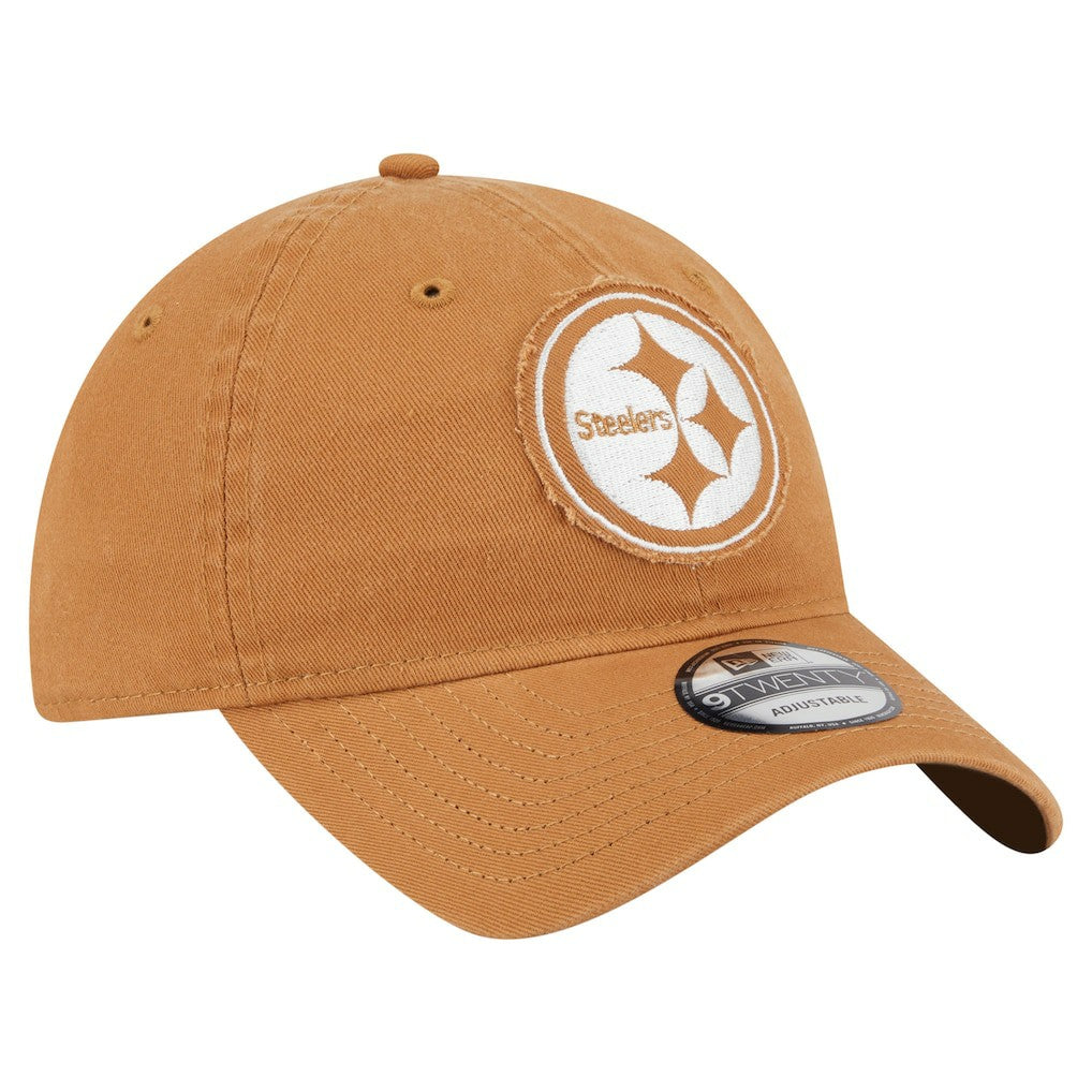 Pittsburgh Steelers New Era Stamp 9TWENTY Adjustable Hat - Brown - NFL