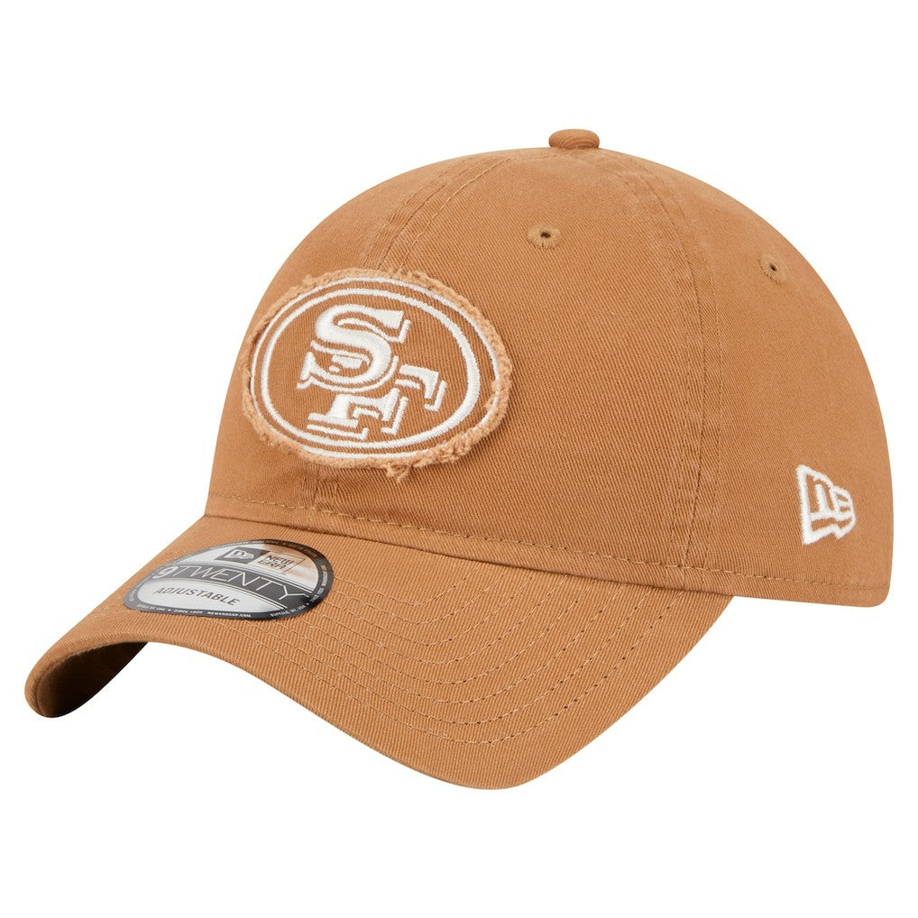 San Francisco 49ers New Era Stamp 9TWENTY Adjustable Hat - Brown - NFL
