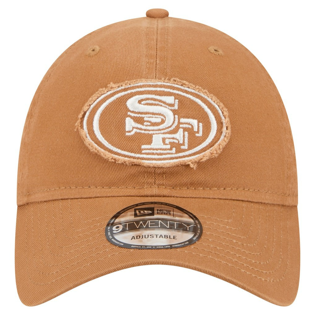 San Francisco 49ers New Era Stamp 9TWENTY Adjustable Hat - Brown - NFL