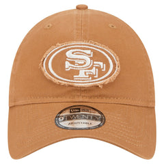 San Francisco 49ers New Era Stamp 9TWENTY Adjustable Hat - Brown - NFL