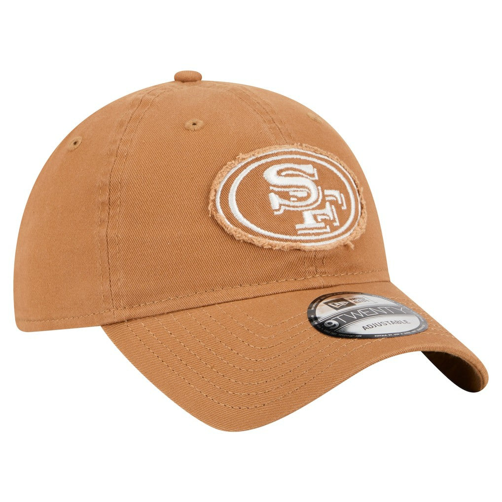 San Francisco 49ers New Era Stamp 9TWENTY Adjustable Hat - Brown - NFL