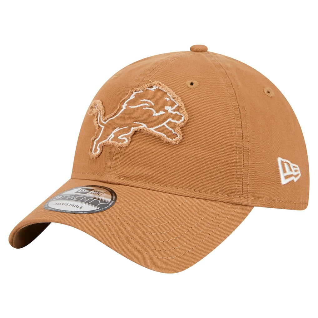 Detroit Lions New Era Stamp 9TWENTY Adjustable Hat - Brown - NFL