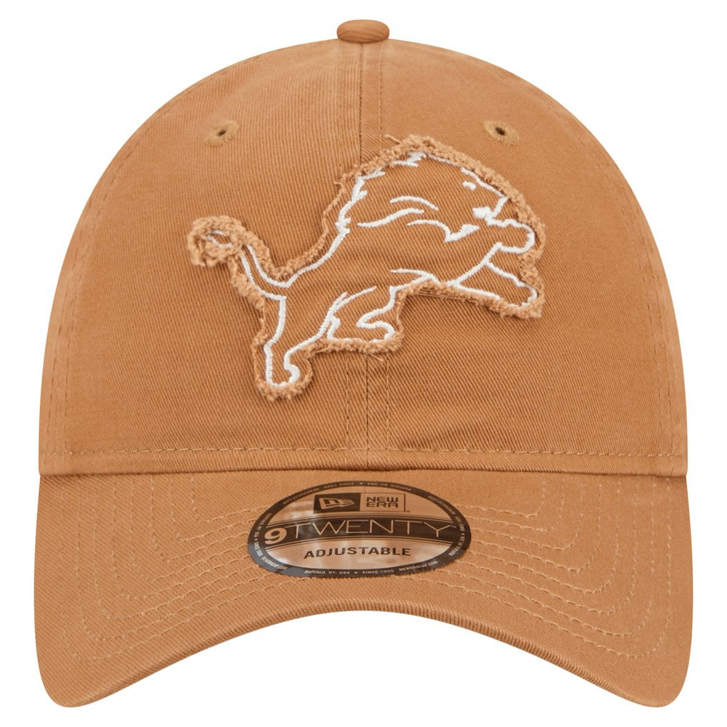 Detroit Lions New Era Stamp 9TWENTY Adjustable Hat - Brown - NFL