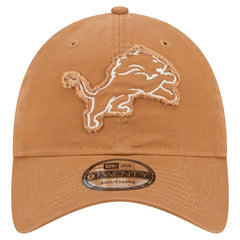 Detroit Lions New Era Stamp 9TWENTY Adjustable Hat - Brown - NFL