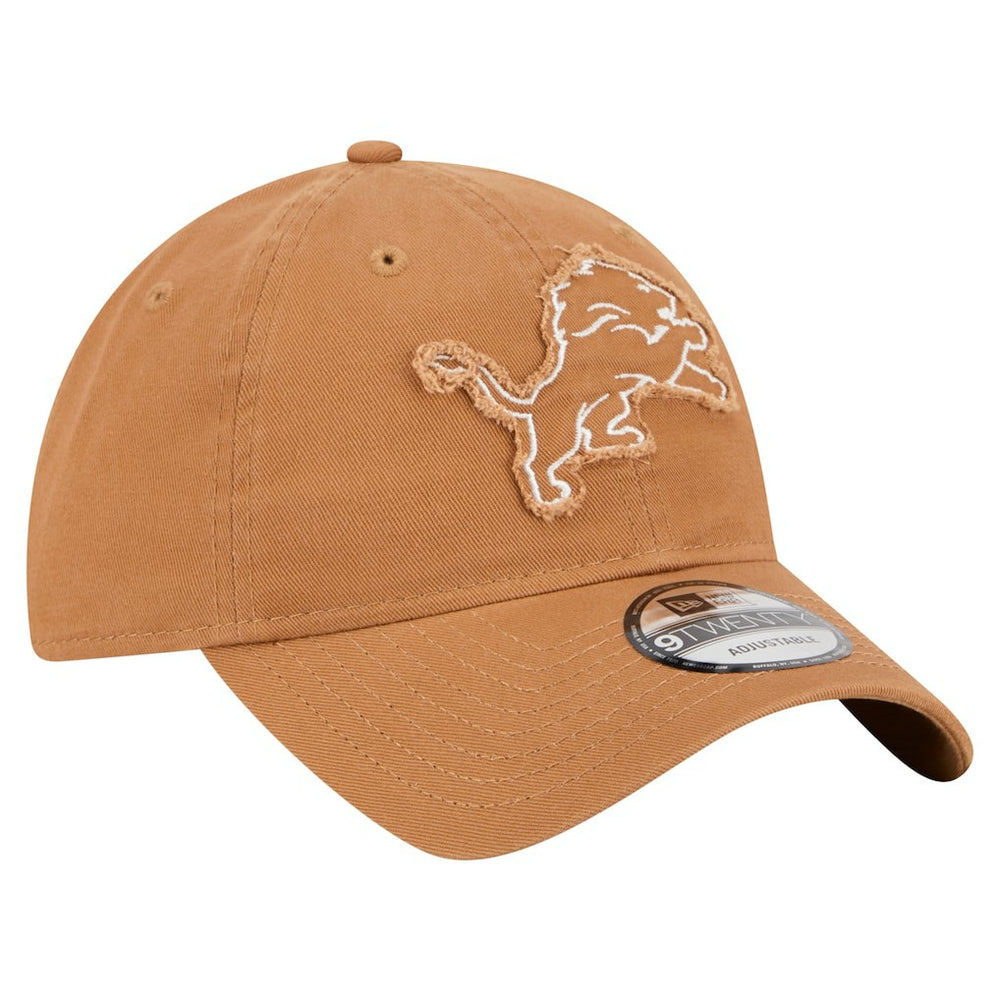 Detroit Lions New Era Stamp 9TWENTY Adjustable Hat - Brown - NFL