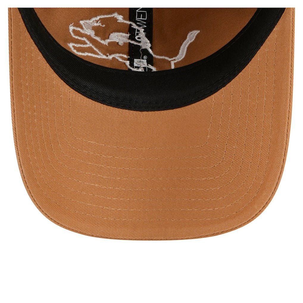 Detroit Lions New Era Stamp 9TWENTY Adjustable Hat - Brown - NFL