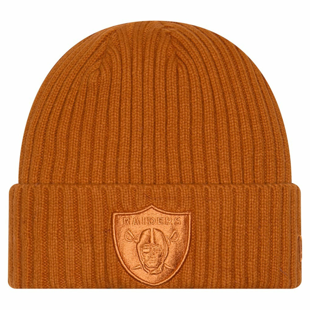Las Vegas Raiders New Era Color Pack Cuffed Knit Hat - Brown - NFL