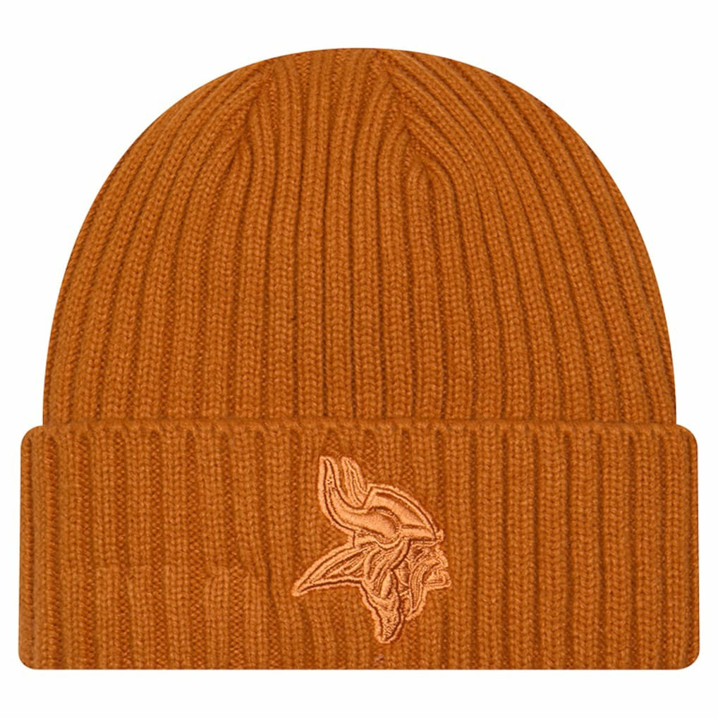 Minnesota Vikings New Era Color Pack Cuffed Knit Hat - Brown - NFL