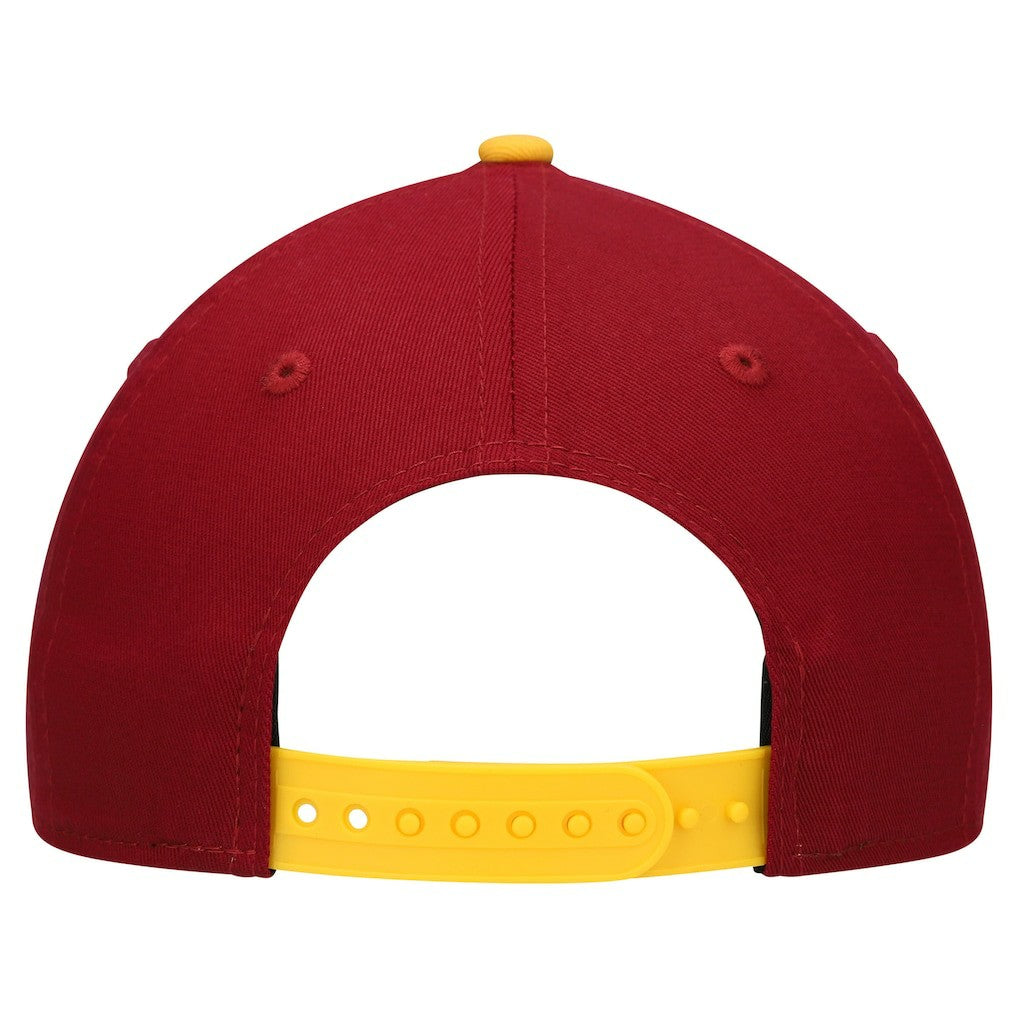 Washington Commanders New Era Youth Arch COOLERA 9FORTY A-Frame Adjustable Hat - Burgundy/Gold - NFL