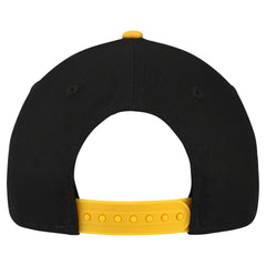 Pittsburgh Steelers New Era Youth Arch COOLERA 9FORTY A-Frame Adjustable Hat - Black/Gold - NFL