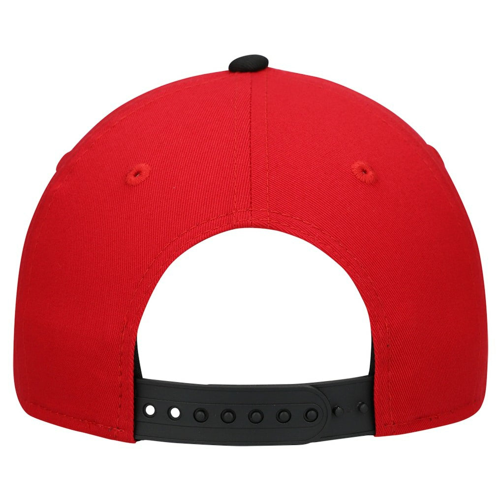 San Francisco 49ers New Era Youth Arch COOLERA 9FORTY A-Frame Adjustable Hat - Scarlet/Black - NFL