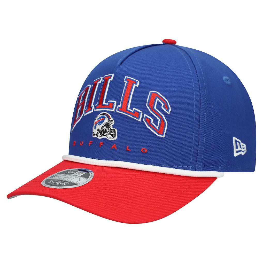 Buffalo Bills New Era Youth Arch COOLERA 9FORTY A-Frame Adjustable Hat - Royal/Red - NFL