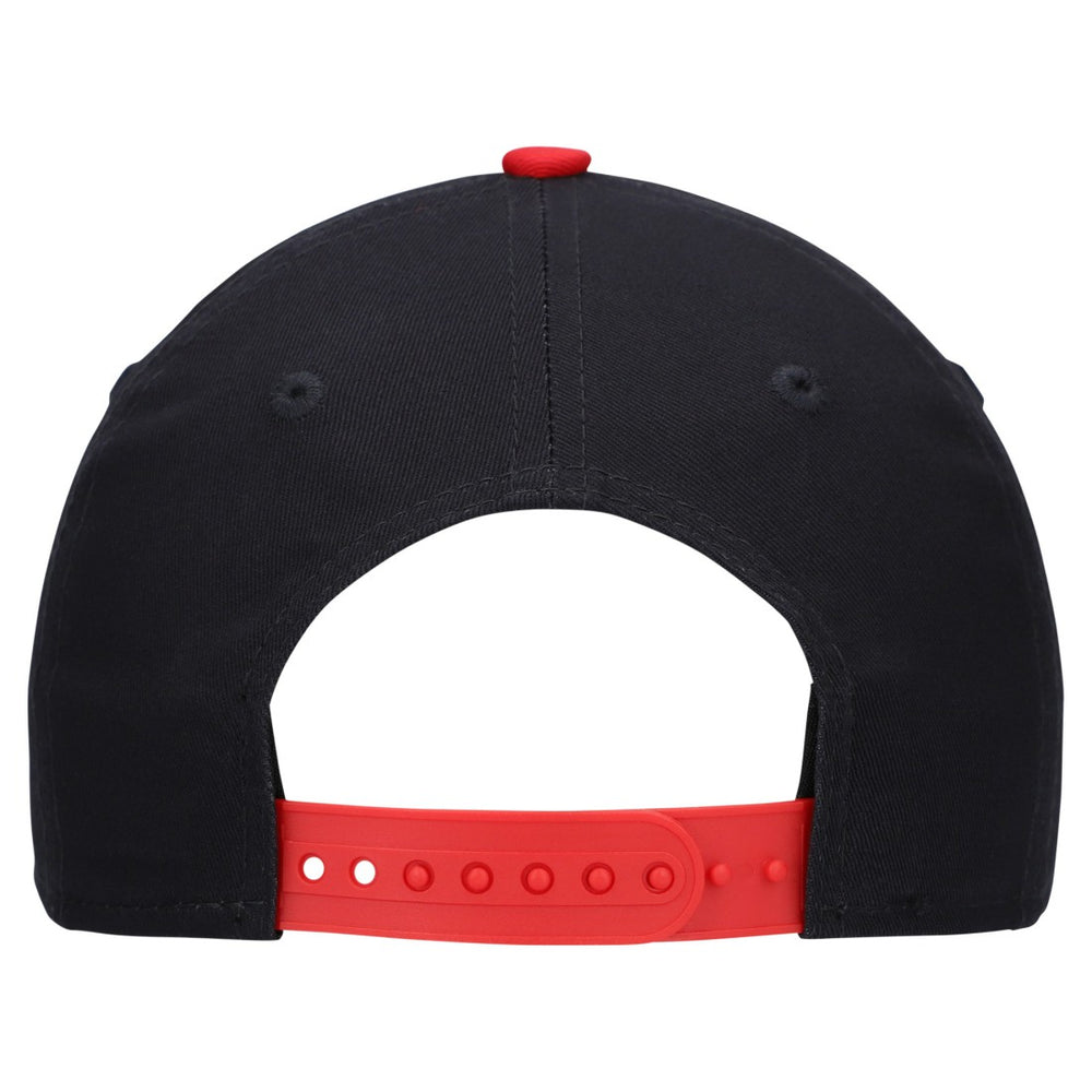 Houston Texans New Era Youth Arch COOLERA 9FORTY A-Frame Adjustable Hat - Navy/Red - NFL