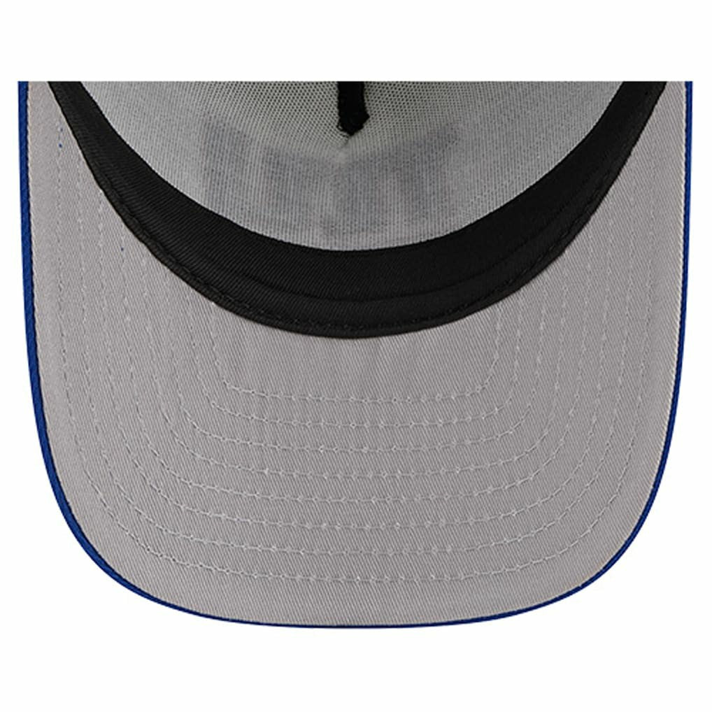 New York Giants New Era Youth Banner 9FIFTY A-Frame Adjustable Trucker Hat - Cream/Royal - NFL